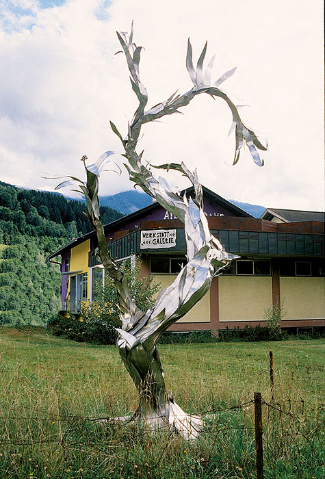 Metallobjekt für den Garten